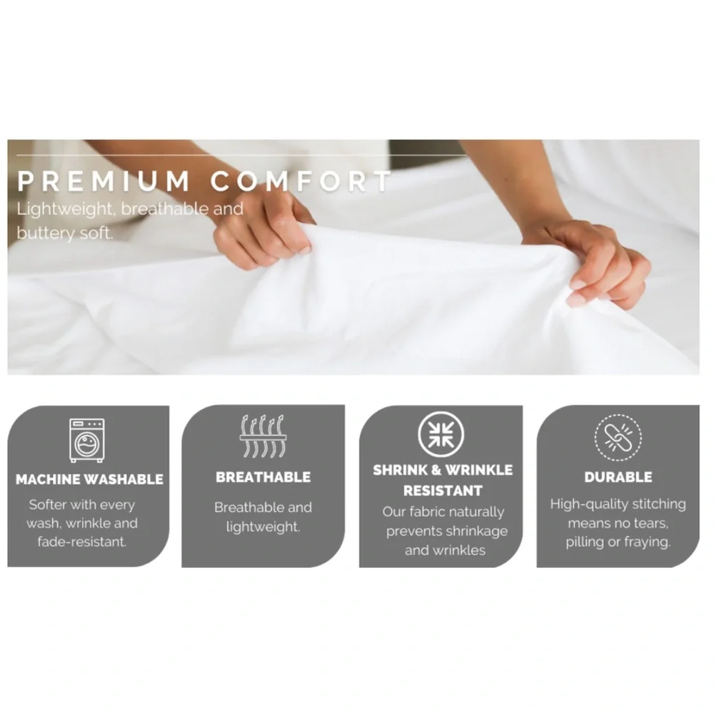 CGK Unlimited Linens Hotel Luxury Black Sheet Set 6 Piece Queen Microfiber